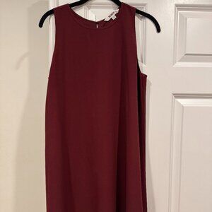 BB Dakota Lacy -  Burgundy sleeveless mini dress